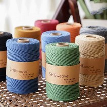 Modern MACRAME 순면 콘사실 2mm 21color CH1635688, 마크라메실, 밀키화이트