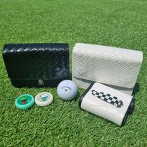 부쉬넬 거리측정기 케이스 차쉬넬 니콘 쿨샷 캐디톡 미니 골프 스컬 파우치, 화이트