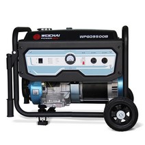휴대용 가솔린 발전기 3/5/7KW 저소음 야외전력기, 2.8KW 단상 220V 수동, 1개