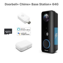 도어벨 비디오 Tuya 스마트 홈 야외 무선 초인종 IP66 방수 Alexa Google 인터콤 배터리 WIFI 도어 벨 카메라, China_Option 8