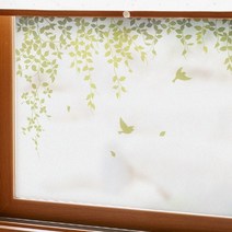 [뭉키데코] 무점착반투명시트_MSC-243_꿈의정원(A01_W90xH90cm), A01_W90xH90cm