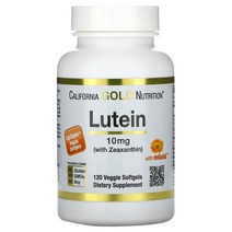 캘리포니아골드뉴트리션 루테인 지아잔틴 10mg 베지 소프트젤 120정 4개월분