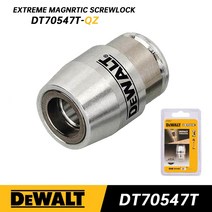 DEWALT 익스트림 마그네틱 스크루록 슬리브 충격 비틀림 비트용 드라이버 비트 홀더 전동 공구 액세서리 DT70547T 50mm, 1개