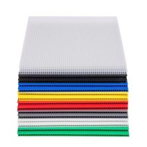 폴리베니아 단프라시트 플라스틱 골판지 바닥 보양재, 6mm 10장 50x100cm 하얀색