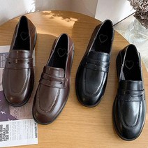 데일리 여성로퍼 심플한여성화 플랫슈즈 단화슈즈캐주얼구두 임산부신발 플랫슈즈 스트랩힐 펌프스힐