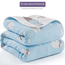 극세사 겨울담요 면 6층 거즈 수건 이불 면화 더블 싱글 수건 여름 어린이 아기 낮잠 여름 이불