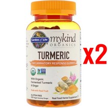 마이카인드 커큐민 강황 어른 어린이 Turmeric 120구미 2개