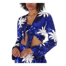 Filles A Papa Sequins Embroidery Top Brand Size 1BAHAMAS-BLUE