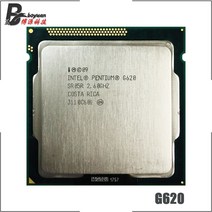 컴퓨터조립 인텔 펜티엄 G620 2.6 GHz 중고 듀얼 코어 CPU 프로세서 3M 65W LGA 1155, 한개옵션0