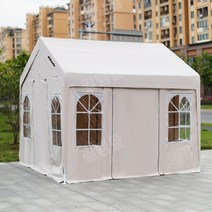 농막 몽골 텐트 막사 창고형 천막 차고지 가제보 간이, 위장그린3x3+루프천