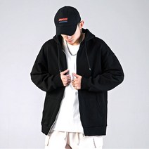 루즈핏 후드 집업 얇은 간절기 잠바 남녀 공용 아우터 회색 집업 여자 봄잠바 후드 티 남자 얇은 여성