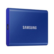 외장 하드 Samsung T7 휴대용 ssd 1 테라바이트 500GB 2 외부 솔리드 드라이브 디스코 듀로 externo Type-C, 03 파란, 01 1 테라바이트