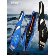 경량 큰 벨리로드 가방 바퀴 분해 필요 없는 낚시 장비 가방 하드 쉘 낚싯대 가방, 1.2미터 빨간색과 검정색