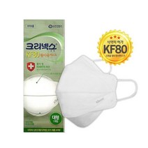 먼지차단 마스크 크리넥스 KF80 100매 플러스 대형, 상세페이지 참조, 상세페이지 참조
