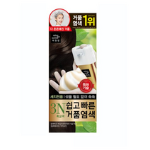 미쟝센 쉽고 빠른 거품 염색 새치전용, 3N 흑갈색, 9개