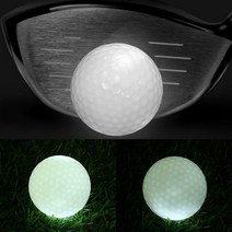 LED 발광 골프공(화이트) 골프공사은품 판촉물골프공 빅야드골프공