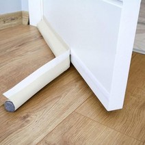 도어 하단 씰 스트립 유연한 바람 감소 스토퍼 씰링 차단기 웨더 방음 벽 패널, 48CM, white B
