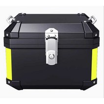베스파탑박스 45L 강화 스쿠터 캐리어 가스통 바이크, 45L 블랙 + 충격흡수 + 등받이