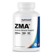 뉴트리코스트 ZMA 490mg 180캡슐 Capsules [180 CAPS]