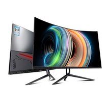 모니터 컴퓨터 4k 38인치 40인치 42인치 60인치 모니터Anmite 27 "165hz HDR USB-C 곡선 FHD [1920x10, 01 Black