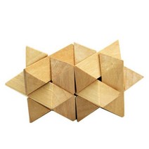 클래식 IQ 3D 나무 연동 버 퍼즐 듣기 잠금 하노이 타워 마인드 두뇌 티저 위한, KM23