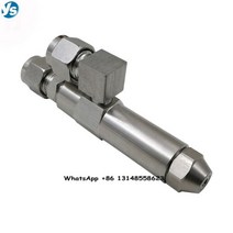 폐유 버너 노즐 스틸 사이펀 콘 스프레이 제트 디젤 중유 분사 공기 분무 보일러 연소, 0.8mm whole set 2