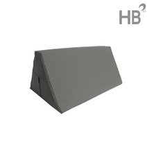 그레이색 삼각베개 / 레자 병원베개 병원용 진찰베개 찜질방베개 마사지샵 경락
