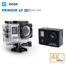 지군 GPRO-4000 초고해상도 4K 프리미엄액션캠 자전거카메라 32G메모리 제공, 실버