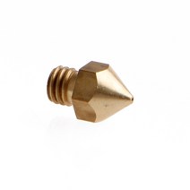 3D 프린터 용 MK8 노즐 티타늄 합금 압출기 헤드 Hotend Nozzle 1.75mm 필라멘트 PETG ABS PET 용 0.6mm 노즐, 검은색