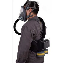 산소 공급 마스크 화학 폐보호 실험실 작업장 호흡기, 마스크700개+대형팬+정화통 7호(2개)