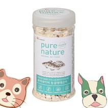 퓨어네이쳐 강아지 고양이 동결건조 간식, 명태곤이 40g
