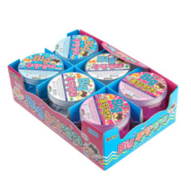 mytoys 빅 푸딩 젤리 슬라임 250g 3종 x 2p, 핑크+투명(클리어)+파랑, 4세트