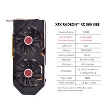 XFX-RX 580 8GB 4GB 2GB 그래픽 카드 AMD GPU Radeon RX590 570 560 550 R7 R9 370 380 비디오 데스크탑 P, 14 RX590 8G 2304SP