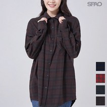 [스파오] 스파오 루즈핏 플란넬 체크셔츠_SPYC949G21 (P002458231)
