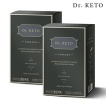 닥터키토 방탄커피 MCT오일 저탄고지(10포) 2박스, 닥터키토 방탄커피 2박스 20포
