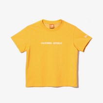 뉴에라키즈 [뉴에라키즈] 아웃도어 캘리포니아 리퍼블릭 티셔츠 엠버 옐로우 (13679403)