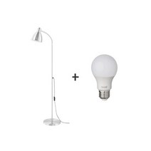 전구포함 이케아 레르스타 플로어스탠드 알루미늄, 없음