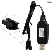EBOYU 7.4V 2S 배터리 SM-4P USB 밸런스 충전기 케이블 UdiR/C UDI U001 U902 U818S U845 RC 쿼드 콥터 드, 한개옵션0