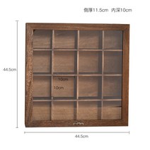 원목 유리 미니 다기장 그릇장 진열장 티포트 찻잔 컵 커피잔 인테리어, C