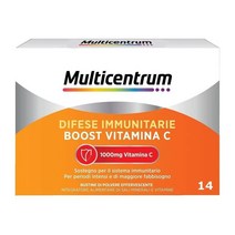 MULTICENTRUM 다중 중심 방어는 비타민 C 비타민 C와 미네랄 소금을 곁들인 식품 보충제를 향상 시키면 체계의 기능 14 향 주머니의 기능을 도와줍니다., 1개