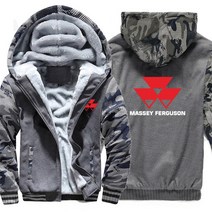 농업용 부품 기계 2022 Massey Ferguson Hoodie 남성용 지퍼 코트 양털 농업용 트랙터 운동복 캐주얼 솔리, 05 as picture4_05 XXL