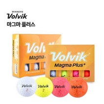 볼빅 마그마 플러스 골프공 3피스 12p, 오렌지, 1개