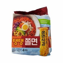 (맛나) 탱탱비빔쫄면 492G(123Gx4입)/풀무원, 1개