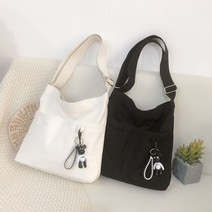 +[플렉스온]+캔버스 크로스백 천 가방 무지 에코 남자 여름 캔버스 에백[FLEXONmarket]+