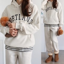 하늘바라기 여성용 포틀랜드 양기모 후드티