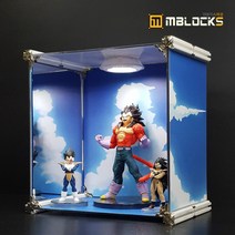 피규어장식장 레고장식장 건담장식장 피규어진열장 아크릴케이스 엠블럭스페셜에디션 F타입 1칸형(앞/뒤덮개포함), 09_에디션F타입_드래곤볼_좌우미러형