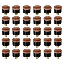 당구 당구 큐 스틱 스크류 온 팁 12mm 교체 당구 큐 팁 풀 큐 및 스누커 용 30 개, 1개, 01 Multi