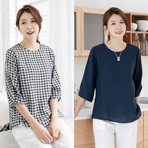 [우일인견] 시원한 인견 엄마옷 셔링 여성 블라우스 16종 택1
