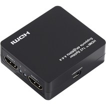 4K 60Hz HDMI분배기 HDMI2.0 스플리터 모니터분배기 3D HDR 6Gbps