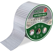 스코라 부틸 방수 테이프 은색 5cm x 5m, 1개